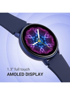 fastrack New Reflex Play|AMOLED Display|100 + Watchfaces|in-Built Games|24x7 HRM|BP Monitor|SpO2|Sleep Monitor|25+ Sports Modes|Custom Watchface|7 Day* Battery|Camera & Music Control|IP68 Blue  - Image 3