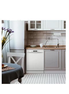 Hisense 15 Place Settings Freestanding Dishwasher 8 Programs - 1 Year Full Warranty 40 kg HS623E90W White  - Image 4