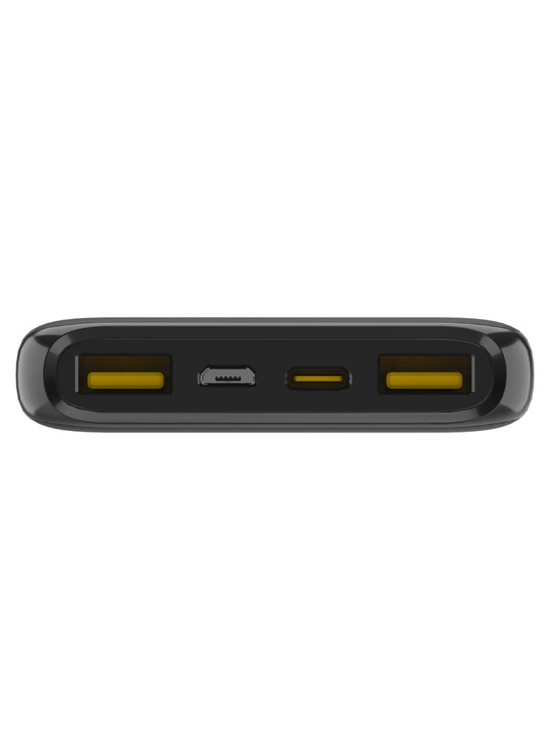 Energizer 10000 mAh Energizer Powerbank 22.5W with PD and Quick Charge UE10020PQ Black  - Image 4