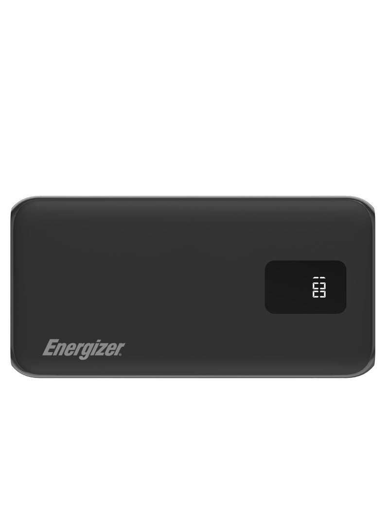 Energizer 10000 mAh Energizer Powerbank 22.5W with PD and Quick Charge UE10020PQ Black  - Image 3