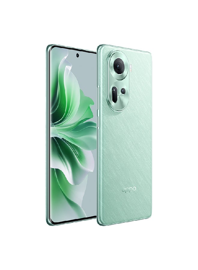 OPPO Reno11 Dual SIM Wave Green 12GB RAM 256GB 5G - International Version  - Image 2