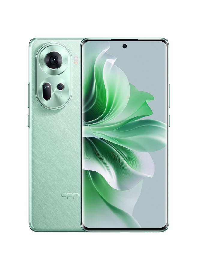 OPPO Reno11 Dual SIM Wave Green 12GB RAM 256GB 5G - International Version  - Image 1