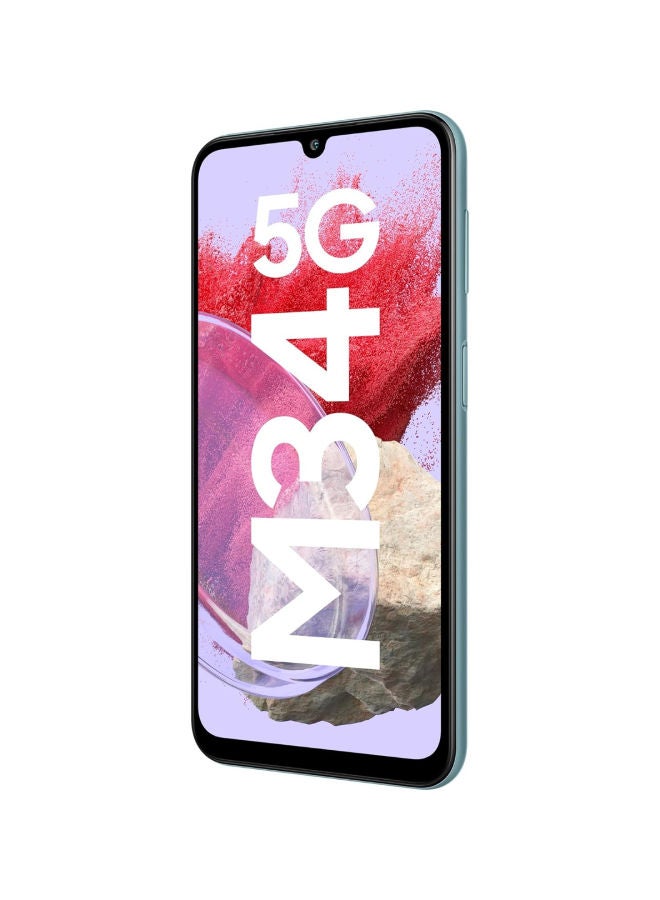 سامسونج جالكسي M34 ثنائي الشريحة باللون الأزرق 8 جيجا رام 128 جيجا 5G - نسخة الشرق الأوسط  - Image 2