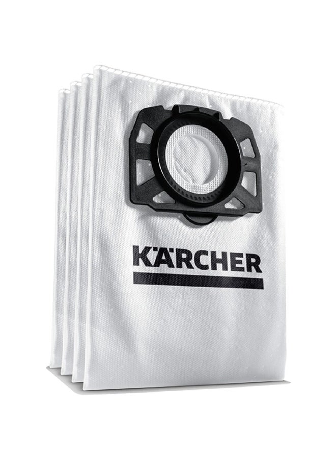 KARCHER 4-Piece Non-Woven Fabric Fleece Filter Bag Set 76x310x260 mm JE2.863-006 White  - Image 2