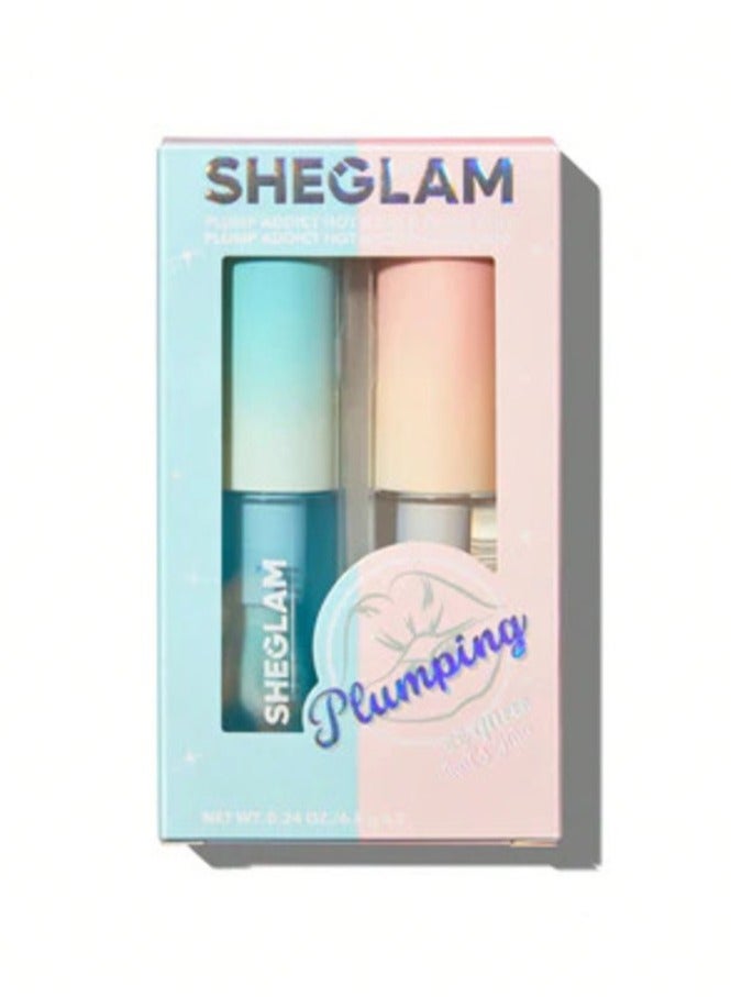 Sheglam Plump Addict Hot & Cold Gloss Duo Gloss Duo - Image 1