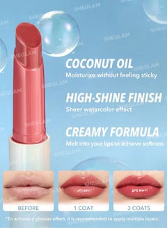 SHEGLAM Pout-Perfect Shine Lip Plumper - First Crush Rosy  - Image 3