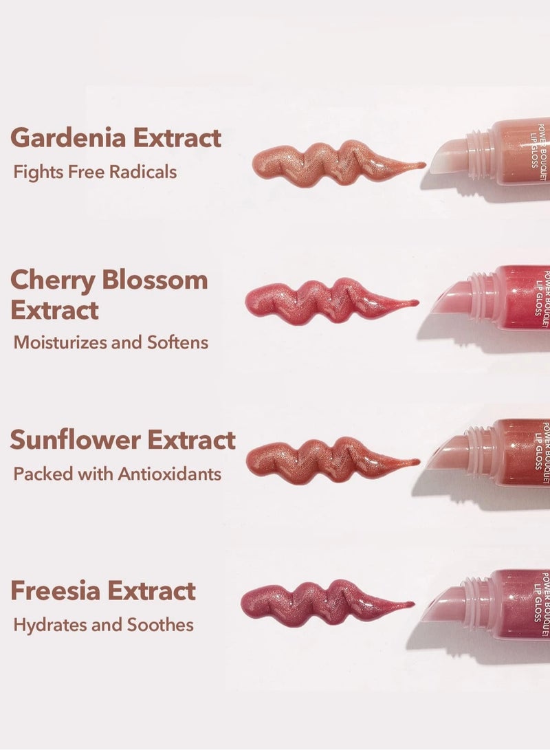SHEGLAM Power Bouquet Lip Gloss Freesia - Image 5