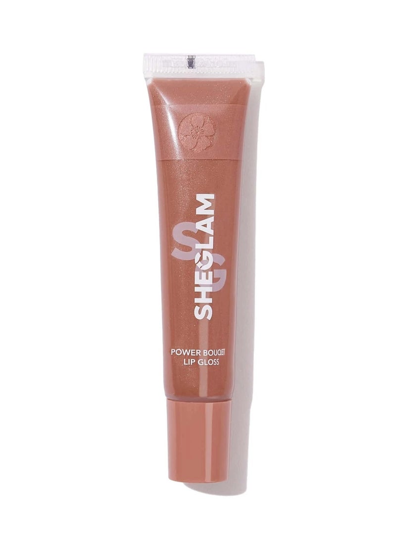 SHEGLAM Power Bouquet Lip Gloss Sunny Sands - Image 5