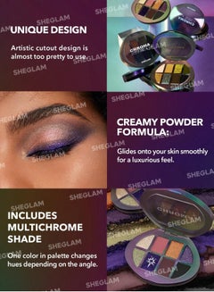 SHEGLAM Chroma Zone Eyeshadow Palette Multicolour  - Image 5