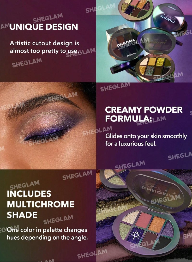 SHEGLAM - Chroma Zone Eyeshadow Palette Multicolour - Image 1