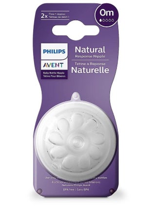Avent Natural Response Nipple Flow 1 (0M) - 2 Pack - pnsku/N70048657V/45/_/1709017393/d17427ef-1e68-4e8f-a637-30e01ab540c1