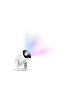 فيليبس جهاز عرض LED محمول، تقنية الصور DLP، دقة أصلية 1080 بكسل مع أقصى إدخال 1080 بكسل مع تطبيق Wi-Fi Luminos المحمل مسبقًا ومكبر صوت ستيريو مدمج 2 × 5 وات  - Image 1
