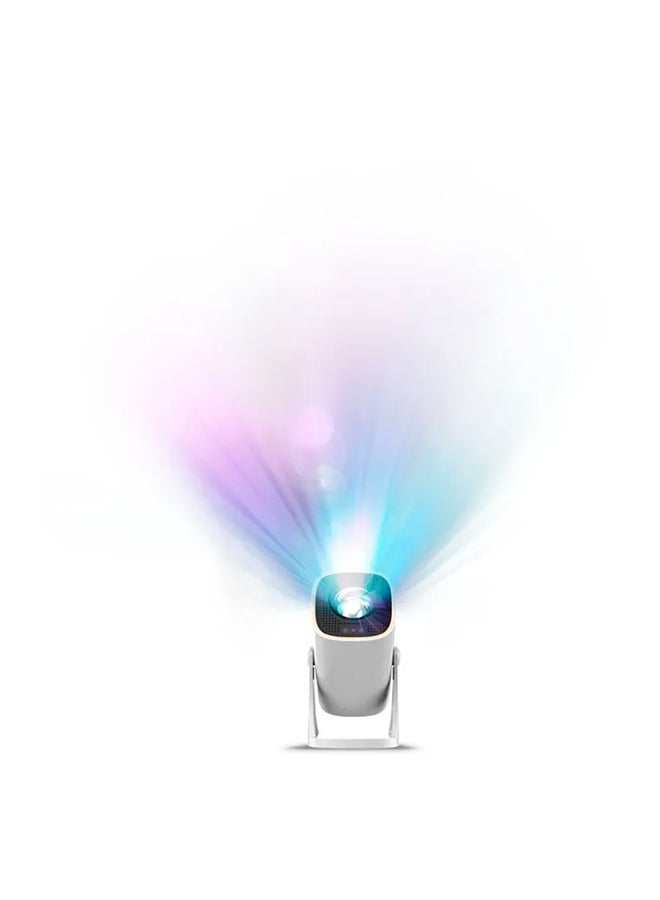 Philips - Portable LED Projector, Image Technology DLP, 1080P Native Resolution With Max Input 1080P With Wi-Fi Luminos Preloaded App And Built In 2x5 Watts Stereo Speaker NPX230/INT White NPX230/INT White - Image 1