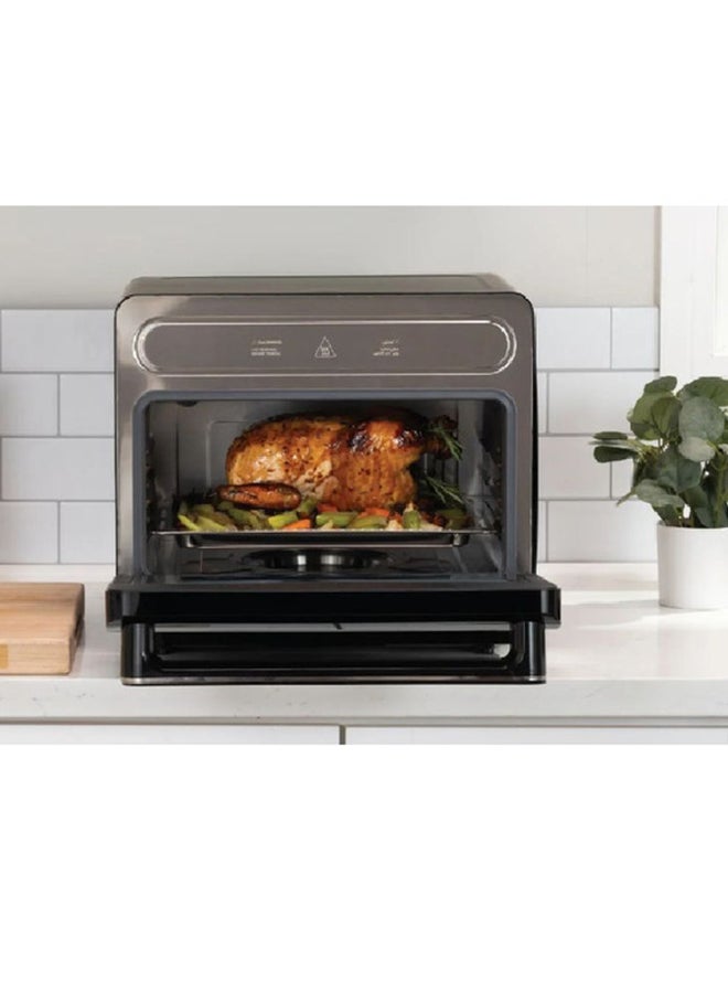 nutricook - Steam Air Fryer Oven 24 L 1600 W NC-ST01K Black - Image 1