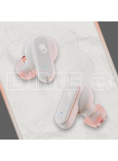 Dime 3 In-Ear Wireless Earbuds, 20Hr Battery, Microphone, Works With iPhone Android And Bluetooth Devices White Bone/Orange Glow - pnsku/N70048723V/45/_/1709020978/97f09271-d9f7-4182-8d7f-d61bcc533978