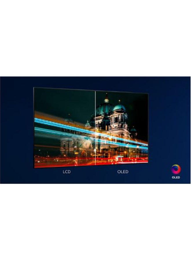 Philips - 55 inch 4K UHD OLED Google TV 55OLED706/56 Black 55OLED706/56 Black - Image 1