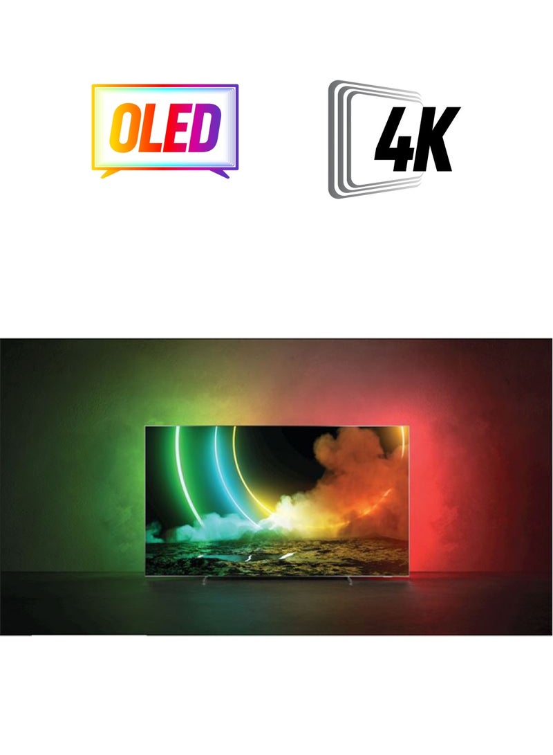 Philips 55 inch 4K UHD OLED Google TV 55OLED706/56 Black 55OLED706/56 Black  - Image 1