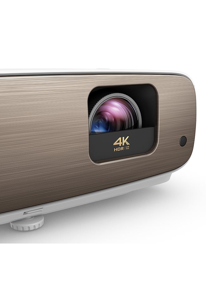 BenQ - True 4K Smart Home Theater Projector 95% DCI-P3 And 100% Rec.709 Factory Calibration Android TV With Netflix Vertical Lens Shift 2D Keystone Support HDR10+ HDR10 HLG W2710i Black - Image 1