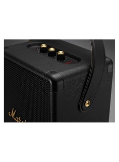Marshall Tufton Portable Bluetooth 5.0 Speaker, 20+ Hours Of Wireless Playtime - Water Resistant Speakers IPX2, Powerful Audio, Brass Black  - Image 4