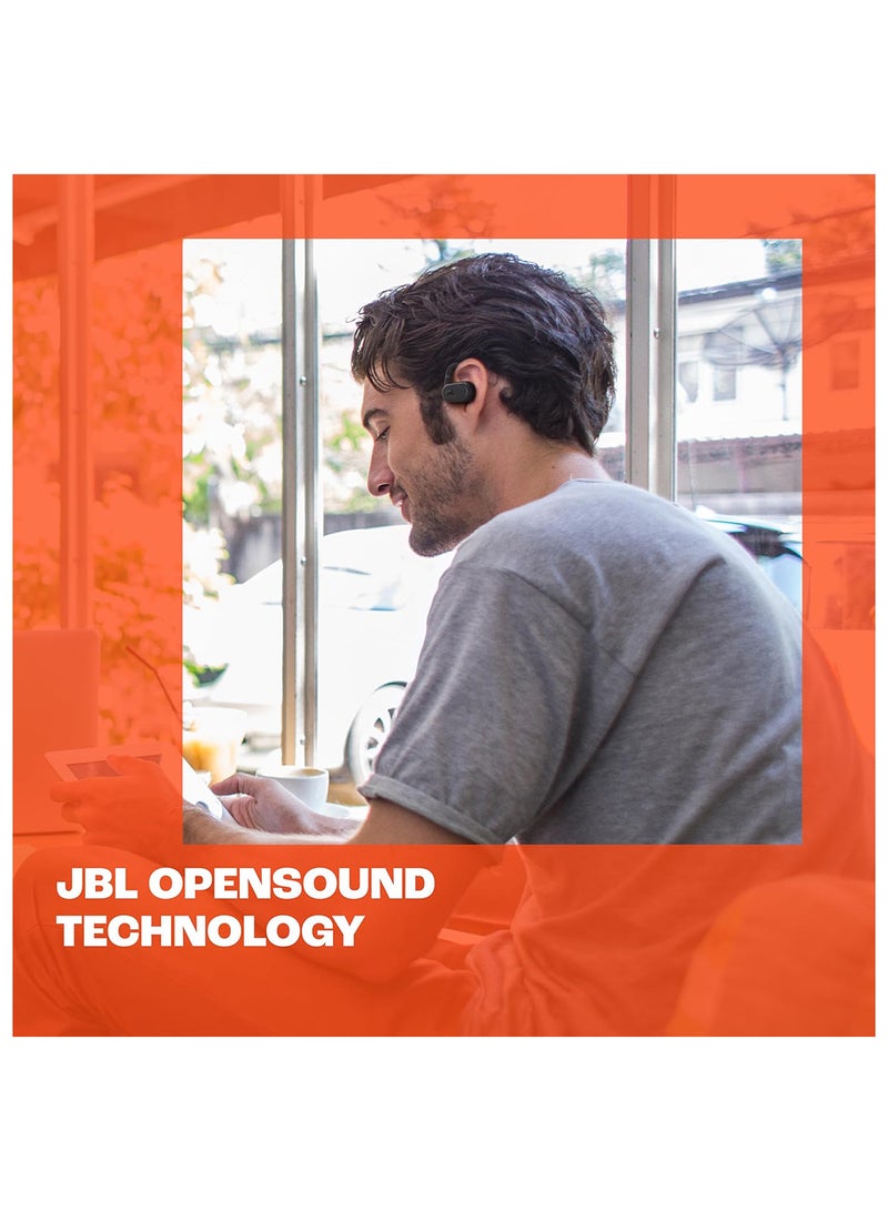 JBL - Soundgear Sense, Wireless Bluetooth Open-Ear Headphones, Waterproof With Comfortable Fit Black - Image 1