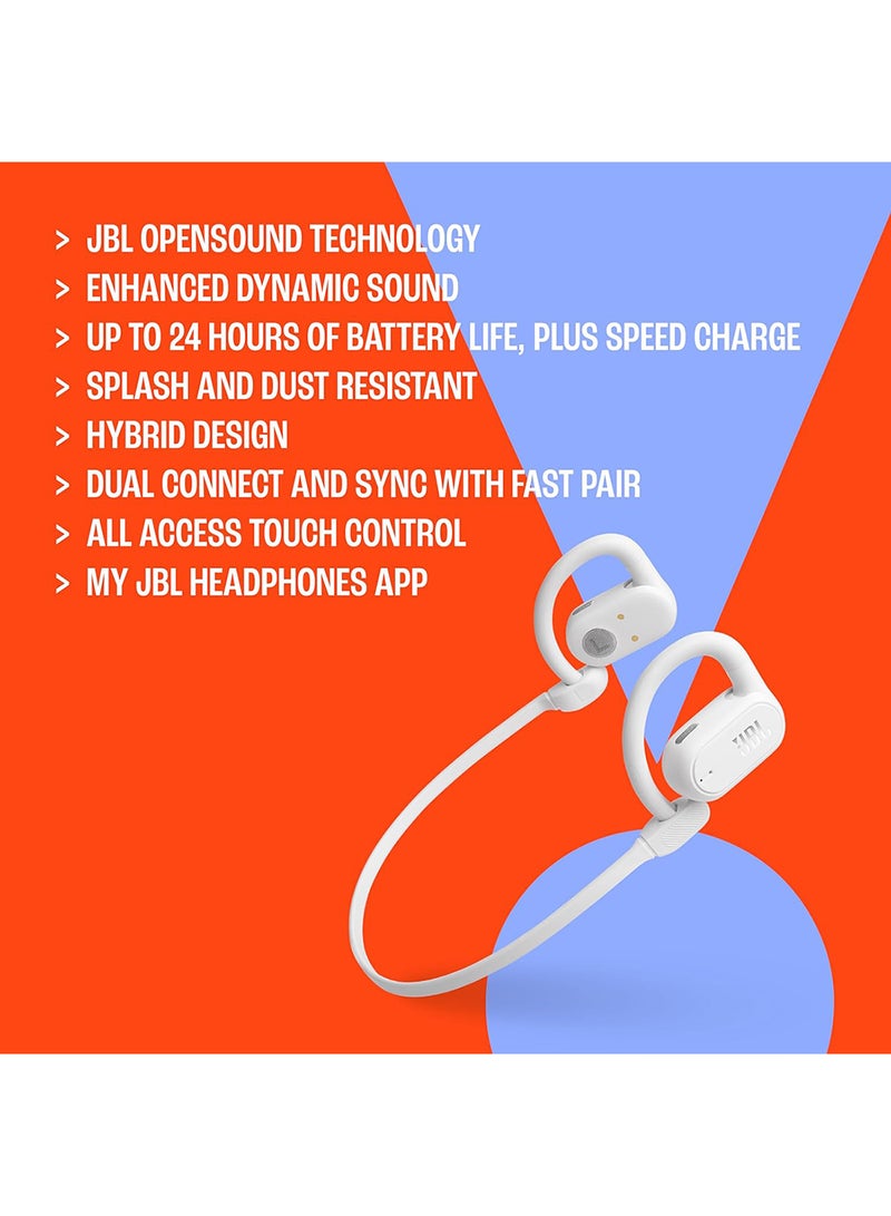 JBL - Soundgear Sense, Wireless Bluetooth Open-Ear Headphones, Waterproof With Comfortable Fit Black - Image 1