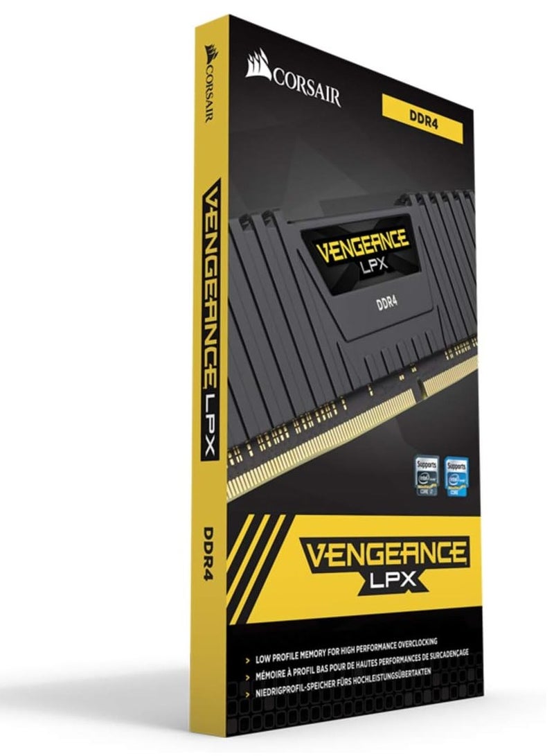 CORSAIR - Vengeance LPX 16Gb (2x8Gb) DDR4 DRAM 3200MHz C16 Desktop Memory Kit - Image 1
