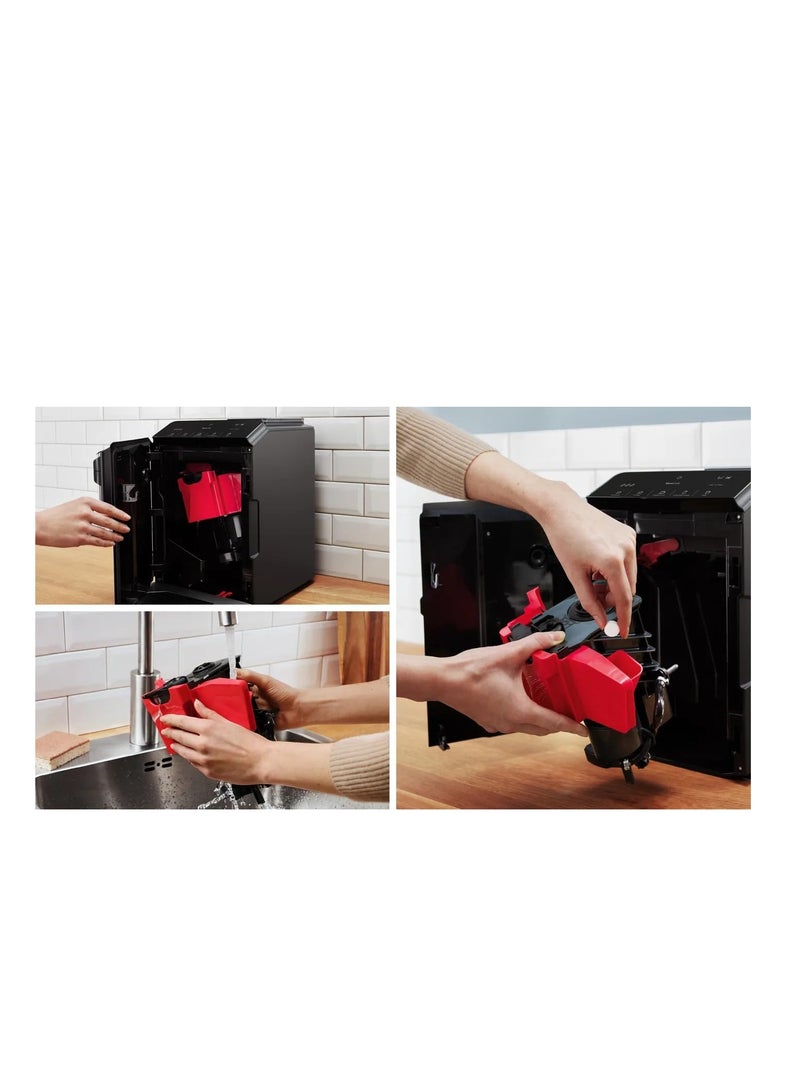 Bosch Fully automatic coffee machine Series 2 bean container capacity 250 g 15.0 bar1.4 liters  black TIE20119 1.4 L 1300 W TIE20119 black - Image 3