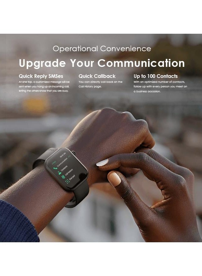 Oraimo - 300 mAh Oraimo Watch ES 2 1.95″ AMOLED IP68 Smart Watch Black - Image 1