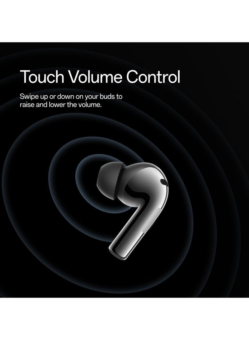 OnePlus Buds 3 Deep Bass, ANC Immersive Sound Up To 44 Hour Playtime With Charging Case Bluetooth 5.3 Metallic Gray - Image 5