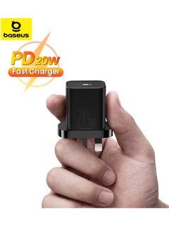 بيسوس شاحن iPhone 20 وات من النوع C PD 3.0 شاحن USB C سريع لهاتف iPhone 15 رأس شاحن سريع قابس طاقة من النوع C محول سفر عالمي قابس USB-C لهاتف iPhone 15 15 Pro Max 15 Pro 15 Plus 14 13 12 11 والمزيد  - Image 1