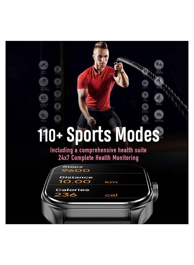 fastrack - Reflex Power Smart Watch 1.96 Inch Super Amoled Arched Display Blue - Image 1
