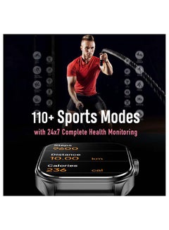 fastrack Reflex Power Smart Watch 1.96 Inch Super Amoled Arched Display Blue  - Image 4