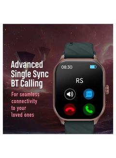 fastrack Reflex Power Smart Watch 1.96 Inch Super Amoled Arched Display Brown/Green  - Image 3