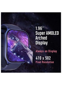 fastrack Reflex Power Smart Watch 1.96 Inch Super Amoled Arched Display Brown/Green  - Image 2