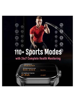 fastrack Reflex Power Smart Watch 1.96 Inch Super Amoled Arched Display Brown/Green  - Image 4