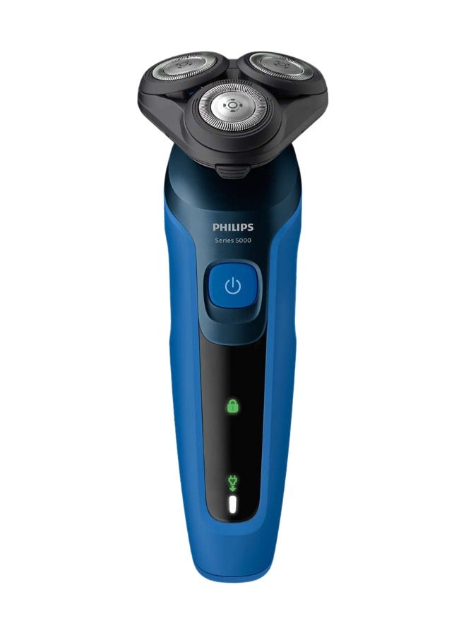 Philips Shaver Series 5000 Wet And Dry Electric Shaver S5444/03 Blue - Image 1