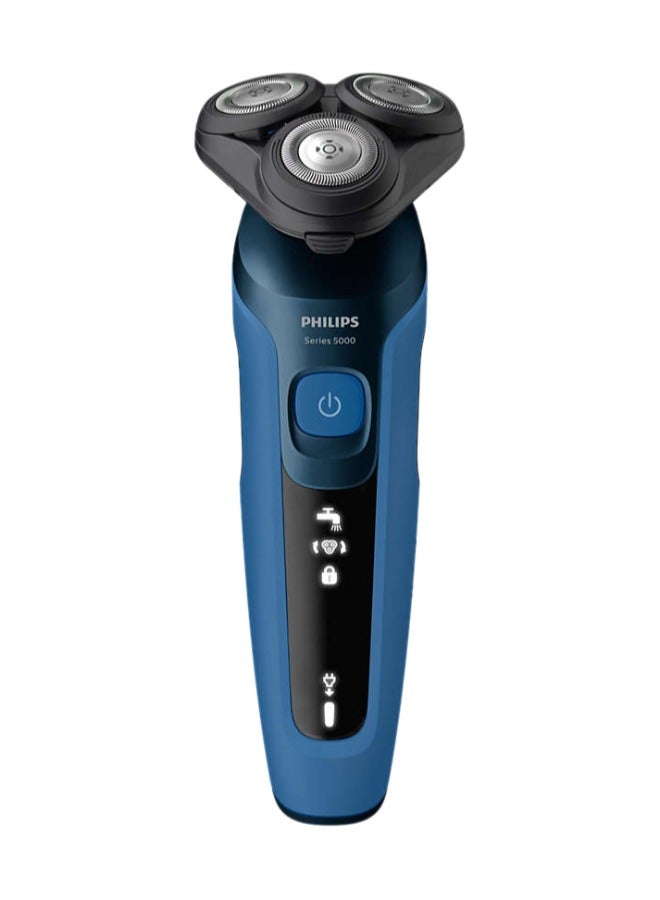 Philips Shaver Series 5000 Wet And Dry Electric Shaver S5444/03 Blue - Image 2