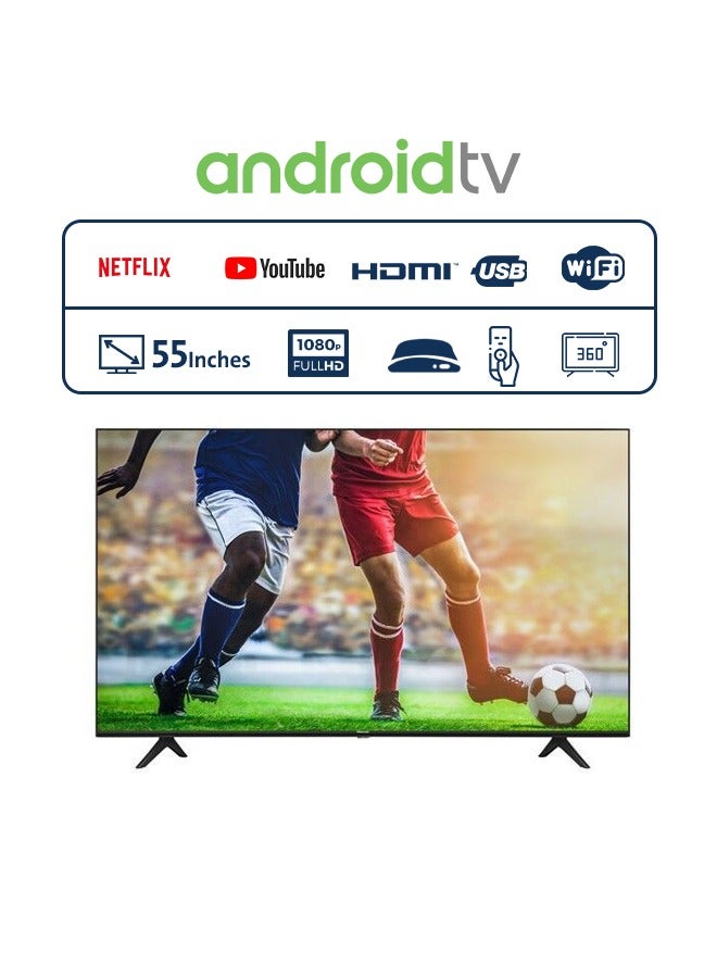KMC KMC 55 inch Smart TV , Android operating system, FHD K22M55268S black  - Image 4
