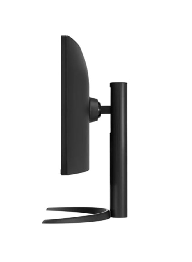 34-Inch UltraWide WQHD VA Curved Monitor with USB Type-C, 100Hz Refresh Rate, 5ms (GtG) 16.7M Colors / sRGB 99%, AMD FreeSync, One Click Stand, USB-C 65 W, DP / HDMI | 34WR55QC-B | Black