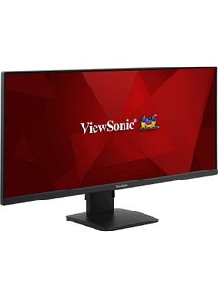 ViewSonic VA3456-MHDJ 34 Inch 21:9 UltraWide WQHD 1440p Monitor Frameless IPS with Ergonomics Design HDMI and DisplayPort Inputs for Home and Office Black  - Image 5