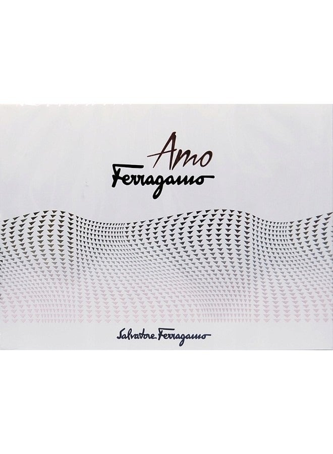 Salvatore Ferragamo Amo Mini Gift Set(EDP 5ml + Body Lotion 30ml + Shower Gel 30ml) 65ml  - Image 2