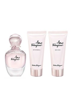 Salvatore Ferragamo Amo Mini Gift Set(EDP 5ml + Body Lotion 30ml + Shower Gel 30ml) 65ml  - Image 1
