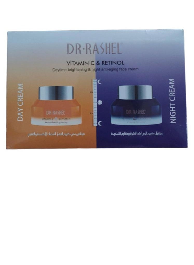 دكتور راشيل سيروم فيتامين سي ريتينول للوجه ليلاً ونهارًا 50√ 2 مل - Image 1