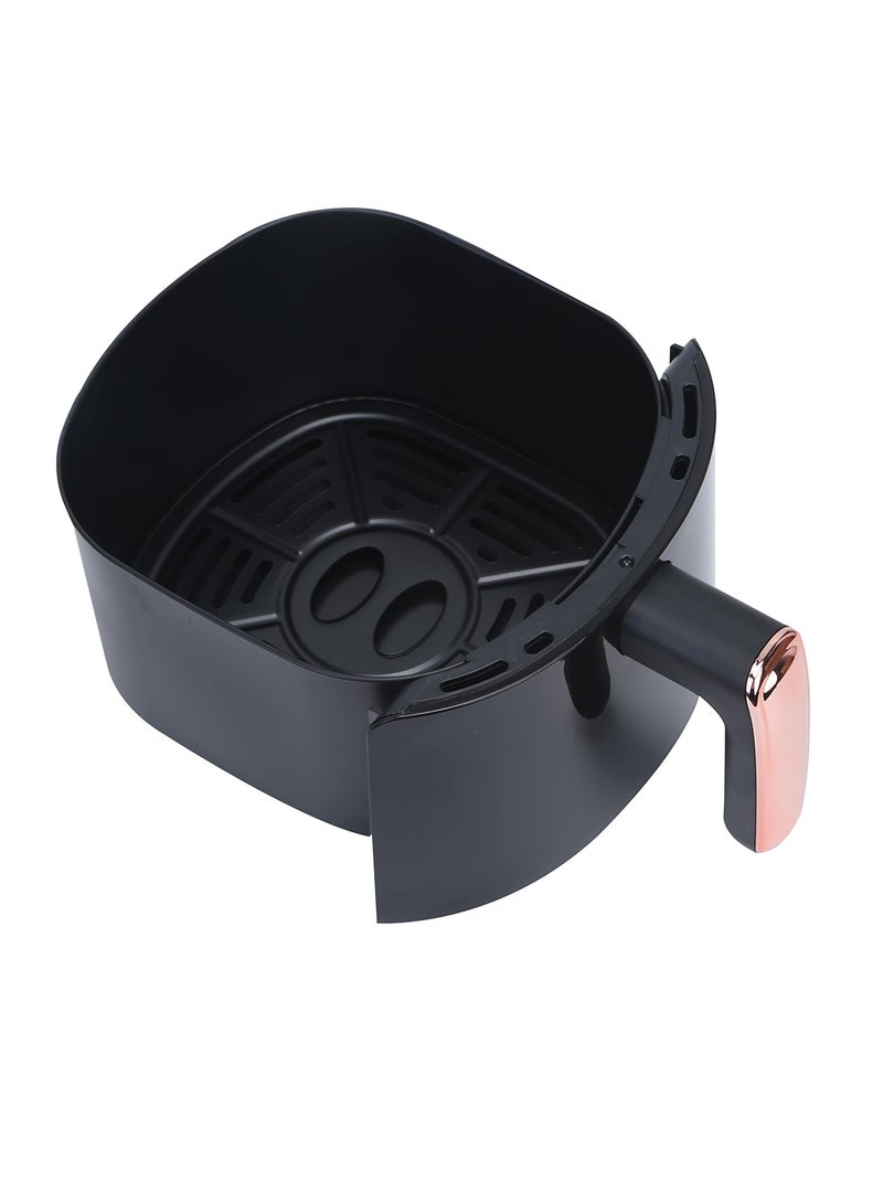 4L Air Fryer with Temperature Control 80-200°C|Healthy & Oil-Free Cooking| Auto Cook Menu Function with 2 Temperature Control Knobs| High-speed Air Circulation Technology with Overheat Protection 4 L 1200 W SAF-320N Black