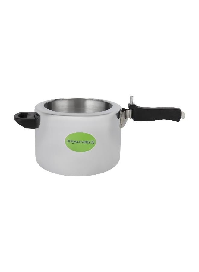 Royalford - Royalford 5 liter and 3 liters Aluminum Pressure Cooker Combo| Durable Construction with Firm and Comfortable Handles/ Non-Induction SILVER 3 Litter and5 Littercm - Image 1