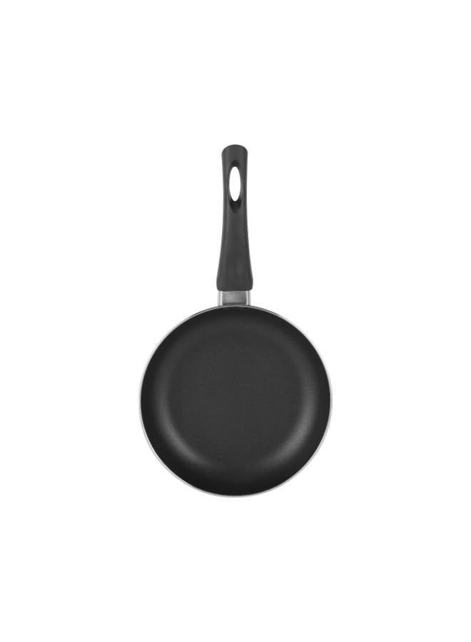 Royalford Royalford 24 CM Aluminum Fry Pan With Tempered Glass Lid Black color, Strong Aluminum Body With Non-Stick Coating And Bakelite Handle| Compatible With Hot Plate, Halogen, Ceramic And Gas Stovetops Black 24 cmcm  - Image 4