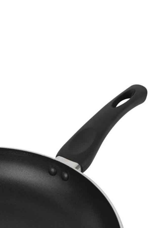 Royalford Aluminum Fry Pan With Tempered Glass Lid, Strong Aluminum Body With Non-Stick Coating And Bakelite Handle| Compatible With Hot Plate, Halogen, Ceramic And Gas Stovetops Grey 26 CMcm - Image 5