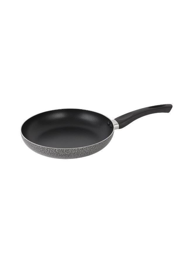Royalford Royalford 28 CM Aluminum Fry Pan With Tempered Glass Lid Red color, Strong Aluminum Body With Non-Stick Coating And Bakelite Handle| Compatible With Hot Plate, Halogen, Ceramic And Gas Stovetops Black 28cmcm  - Image 2