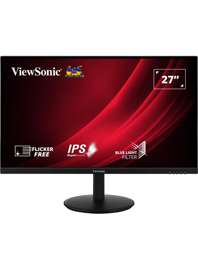 ViewSonic VG2709-2K-MHDU 27” QHD Monitor with Dual Speakers Black  - Image 1