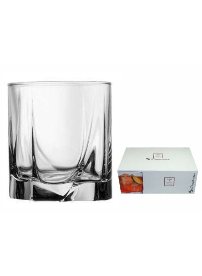 Pasabahce - 6 Pieces Luna Old Fashion Glass 245 cc 8 1/4 Clear - Image 1